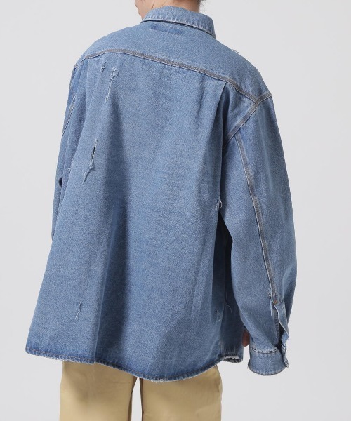 WHITELAND（ホワイトランド）の「WHITELAND/ホワイトランド/DENIM SHIRTS（シャツ/ブラウス・レディース・その他4・F）」の2枚目の写真