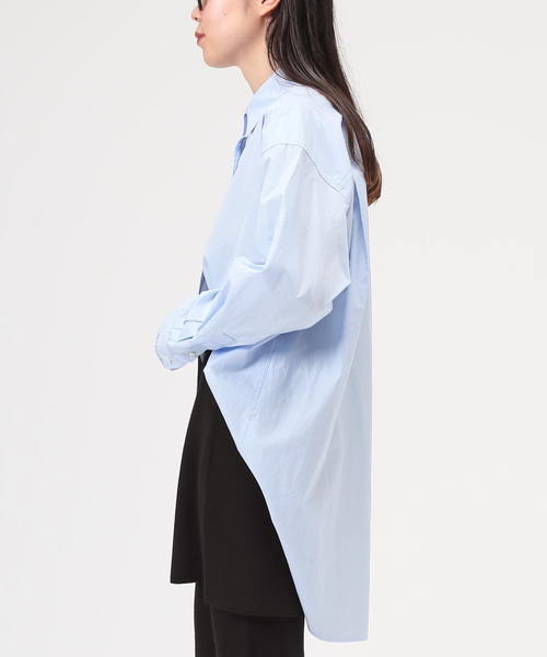 AP STUDIO(エーピーストゥディオ)の「エンブロイダリー シャツ(シャツ/ブラウス・レディース・サックスブルー/ホワイト・FREE)」の6枚目の写真