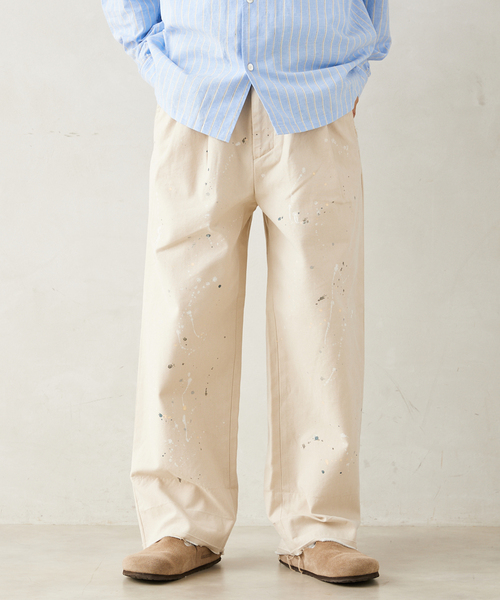 JOURNAL STANDARD relume（ジャーナルスタンダード　レリューム）の「プロセシング アッシュデニムパンツ（デニムパンツ・メンズ・ベージュ系その他・MEDIUM/LARGE）」の9枚目の写真