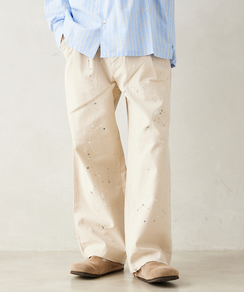 JOURNAL STANDARD relume（ジャーナルスタンダード　レリューム）の「プロセシング アッシュデニムパンツ（デニムパンツ・メンズ・ベージュ系その他・MEDIUM/LARGE）」の11枚目の写真