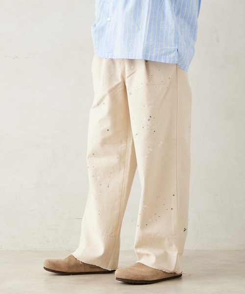 JOURNAL STANDARD relume（ジャーナルスタンダード　レリューム）の「プロセシング アッシュデニムパンツ（デニムパンツ・メンズ・ベージュ系その他・MEDIUM/LARGE）」の10枚目の写真