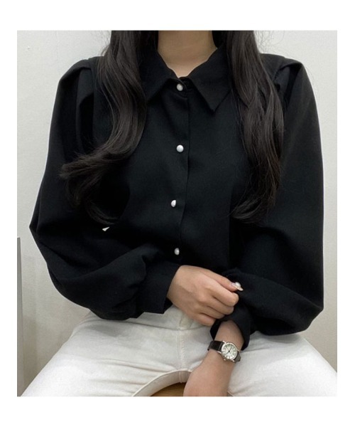 Biba 【 Keyhole Jersey Top Women 】 ファッション レディースファッション トップス シャツ ブラウス レディース シャツブラウス レディース 長袖[品番：KH000009168]｜VIVID