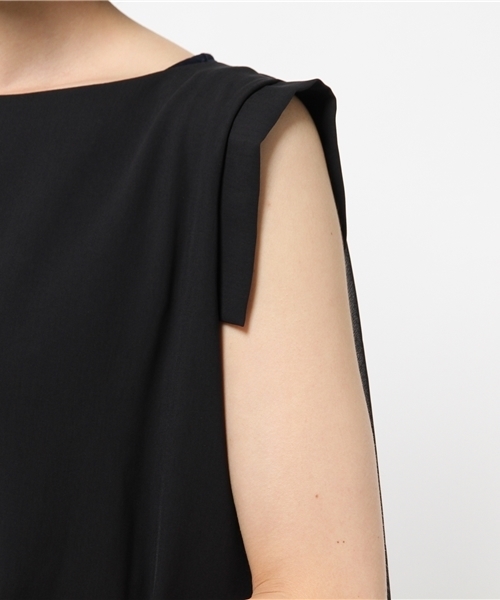 COLLAGE GALLARDAGALANTE(コラージュガリャルダガランテ)の「セットドレスワンピース【結婚式対応】(ワンピース・レディース・ネイビー/ライトグレー・FREE)」の8枚目の写真