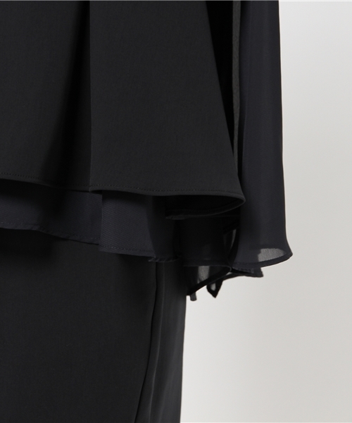 COLLAGE GALLARDAGALANTE(コラージュガリャルダガランテ)の「セットドレスワンピース【結婚式対応】(ワンピース・レディース・ネイビー/ライトグレー・FREE)」の10枚目の写真