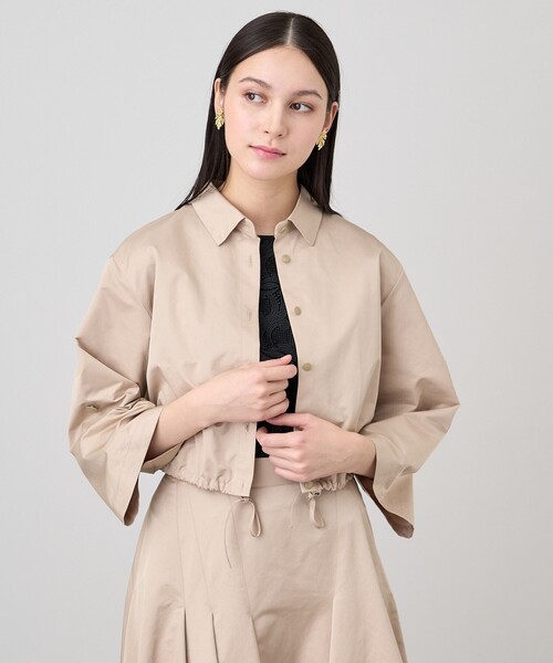 ANAYI アナイ エコナットツイルクロップドシャツ ANAYI（アナイ）の 