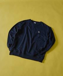 『GERRY/ジェリー』裏毛バック車刺繍プリント長袖クルーネックカットソー