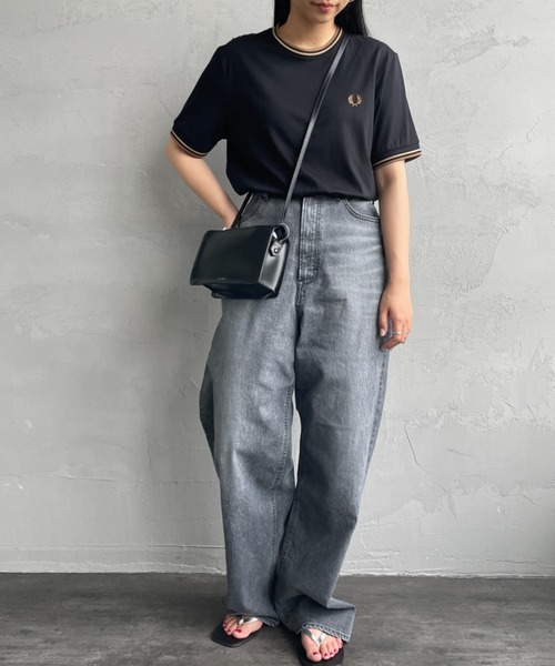 FRED PERRY/フレッドペリー] ツインティップライン ワンポイント