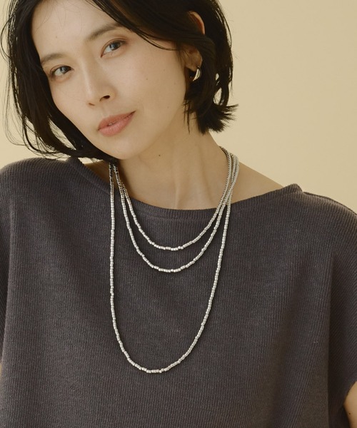 BARNYARDSTORM(バンヤードストーム)の「BARNYARDSTORM / シルバービーズネックレス(ネックレス・レディース・その他1・FREE)」の1枚目の写真