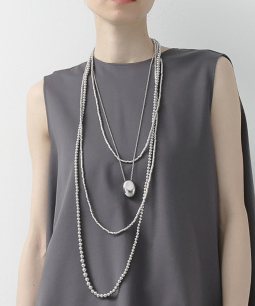 BARNYARDSTORM(バンヤードストーム)の「BARNYARDSTORM / シルバービーズネックレス(ネックレス・レディース・その他1・FREE)」の17枚目の写真