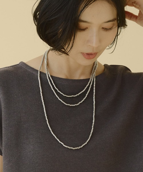 BARNYARDSTORM(バンヤードストーム)の「BARNYARDSTORM / シルバービーズネックレス(ネックレス・レディース・その他1・FREE)」の13枚目の写真