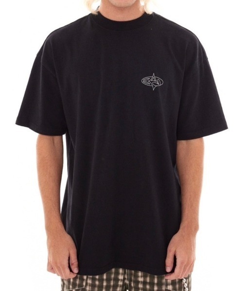 Basic Pleasure Mode（ベーシックプレジャーモード）の「【Basic Pleasure Mode】BLAINE SS TEE / 【ベーシックプレジャーモード】ロゴプリント半袖Tシャツ（Tシャツ/カットソー・メンズ・ブラック・L）」の5枚目の写真