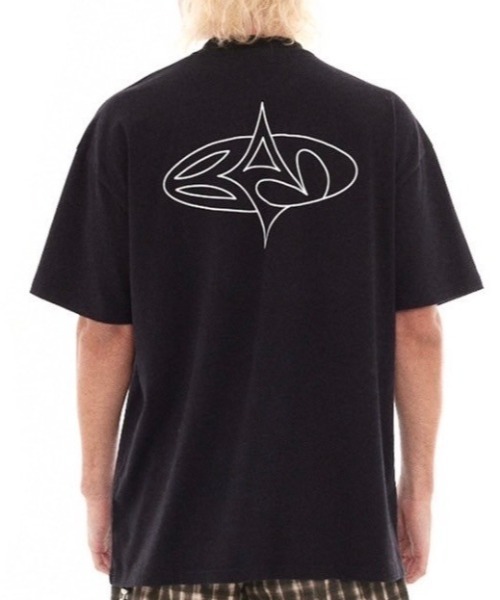 Basic Pleasure Mode（ベーシックプレジャーモード）の「【Basic Pleasure Mode】BLAINE SS TEE / 【ベーシックプレジャーモード】ロゴプリント半袖Tシャツ（Tシャツ/カットソー・メンズ・ブラック・L）」の6枚目の写真