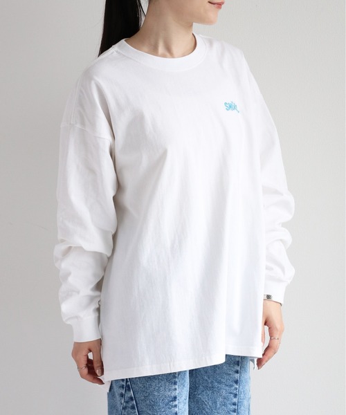 cepo(セポ)の「SMURFS バックプリントロンTee(Tシャツ/カットソー・レディース・ブラック系2/ホワイト系1/ホワイト系2/ブラック系1・M)」の20枚目の写真