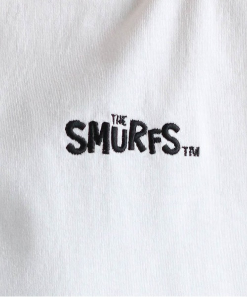 cepo(セポ)の「SMURFS バックプリントロンTee(Tシャツ/カットソー・レディース・ブラック系2/ホワイト系1/ホワイト系2/ブラック系1・M)」の11枚目の写真