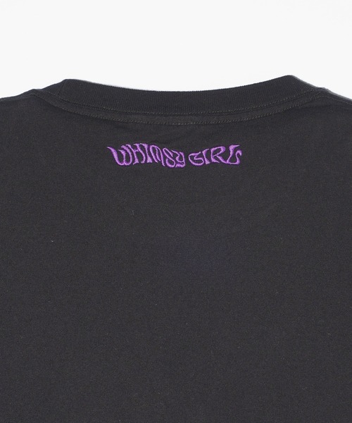 X-girl（エックスガール）の「EMBROIDERED BUTTERFLY LOGO S/S BABY TEE（Tシャツ/カットソー・レディース・ブラック/ホワイト/ピンク・S/M）」の19枚目の写真