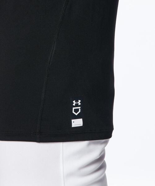 UNDER ARMOUR(アンダーアーマー)の「UAヒートギア コンフォート フィッティド ロングスリーブ クルーネック シャツ(ベースボール/メンズ)(Tシャツ/カットソー・メンズ・ブラック・S/L/M/XL/XXL/3XL)」の5枚目の写真