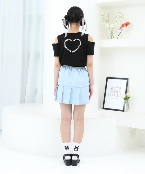 PINKHUNT（ピンクハント）の「PINKHUNT ピンクハント レースアップポケット スカート 9342K（デニムスカート・キッズ・ブルー/ブラック・130cm/140cm/150cm/160cm/120cm）」の7枚目の写真