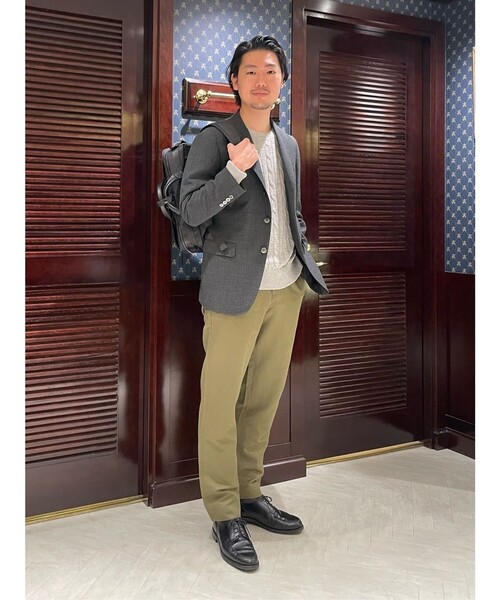 BROOKS BROTHERS（ブルックスブラザーズ）の「リネン/コットン プレーンフロント チノパンツ Regular（チノパンツ・メンズ・オリーブ/ネイビー・30inch/32inch/34inch/31inch/33inch/36inch）」の8枚目の写真