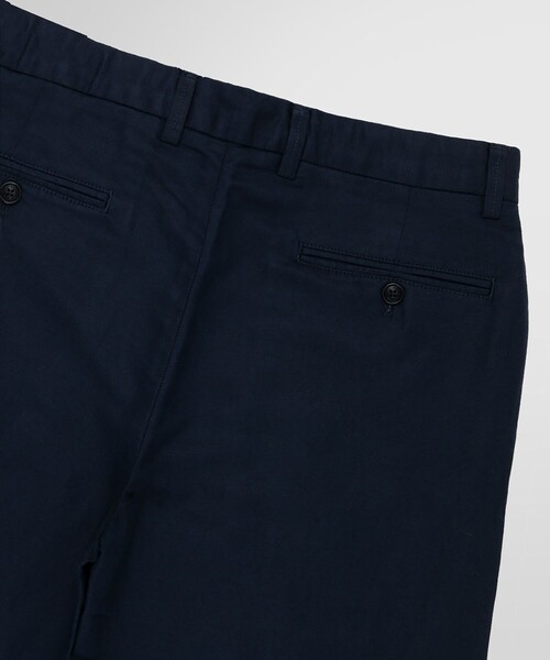 BROOKS BROTHERS（ブルックスブラザーズ）の「リネン/コットン プレーンフロント チノパンツ Regular（チノパンツ・メンズ・オリーブ/ネイビー・30inch/32inch/34inch/31inch/33inch/36inch）」の4枚目の写真