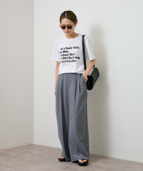 GWお値下げ！FRAMeWORK　BLUESCENTRIC　Tシャツ セール】BLUESCENTRIC HOWLINWOLF NEW ALBUM TEE（Tシャツ