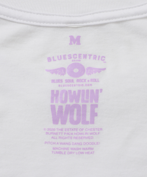 GWお値下げ！FRAMeWORK　BLUESCENTRIC　Tシャツ セール】≪追加≫BLUESCENTRIC HOWLINWOLF NEW ALBUM TEE2（T