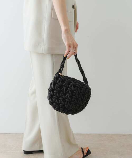 RODE SKO（ロデスコ）の「メタリック編み込みバッグ（ハンドバッグ・レディース・ゴールド系その他/シルバー/ブラック・ONE）」の14枚目の写真