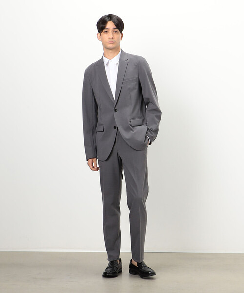 COMME CA ISM（コムサイズム）の「【セットアップ対応】ウォッシャブル SUPER-TEX パンツ（スーツパンツ・メンズ・ネイビー/グレー/ブルー/ブラック・S/XL/L/M）」の5枚目の写真