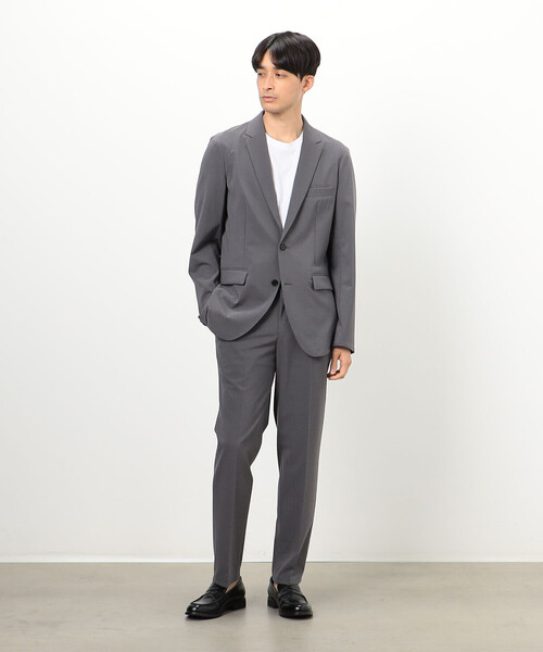 COMME CA ISM（コムサイズム）の「【セットアップ対応】ウォッシャブル SUPER-TEX パンツ（スーツパンツ・メンズ・ネイビー/グレー/ブルー/ブラック・S/XL/L/M）」の6枚目の写真