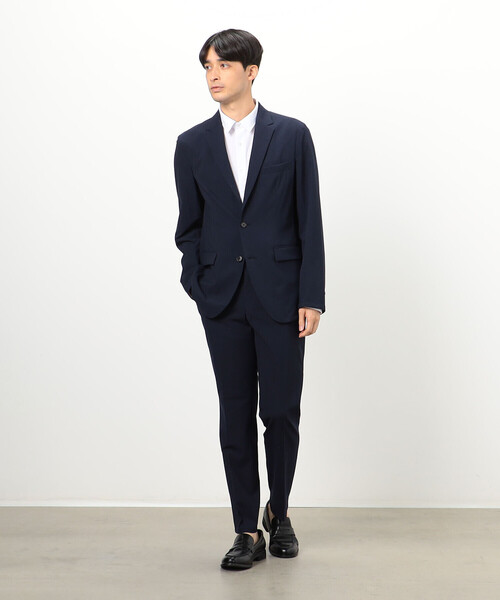 COMME CA ISM（コムサイズム）の「【セットアップ対応】ウォッシャブル SUPER-TEX パンツ（スーツパンツ・メンズ・ネイビー/グレー/ブルー/ブラック・S/XL/L/M）」の12枚目の写真