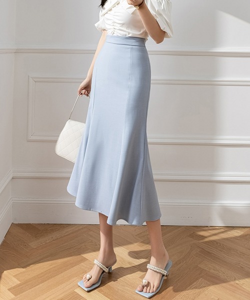 Twinkle;pm（トゥインクルピーエム）の「ダーツマーメイドスカート（スカート・レディース・ライトピンク/オフホワイト/ライトブルー/ブラック・SMALL/MEDIUM/LARGE/X-LARGE）」の21枚目の写真