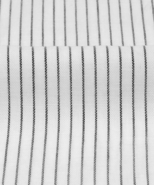 TOKYO SHIRTS（トウキョウシャツ）の「綿100% Wガーゼ 長袖カジュアルシャツ（シャツ/ブラウス・メンズ・ブラック×ホワイト・LL/L/M）」の2枚目の写真