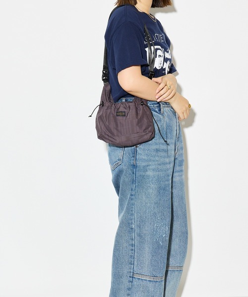 PENDLETON(ペンドルトン)の「【 PENDLETON / ペンドルトン 】 リップストップ素材 ミニドローバッグ(トートバッグ・レディース・ターコイズブルー/オフホワイト/ブラック・FREE)」の13枚目の写真