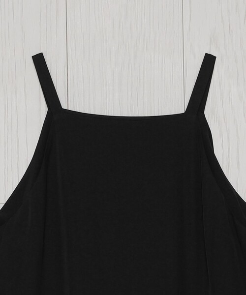 H　BEAUTY&YOUTH UNITED ARROWS（エイチビューティーアンドユースユナイテッドアローズ）の「＜H＞レーヨンポプリン キャミソールワンピース（ワンピース・レディース・ブラック・S/M）」の8枚目の写真