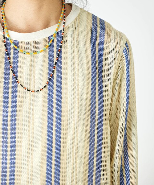 DIET BUTCHER（ダイエットブッチャー）の「DIET BUTCHER/ダイエットブッチャー Beads necklace collaboration with Adder ネックレス（ネックレス・メンズ・ブラック系/オレンジ系/レッド系・FREE）」の9枚目の写真