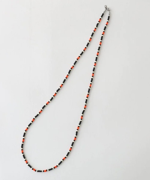 DIET BUTCHER（ダイエットブッチャー）の「DIET BUTCHER/ダイエットブッチャー Beads necklace collaboration with Adder ネックレス（ネックレス・メンズ・ブラック系/オレンジ系/レッド系・FREE）」の8枚目の写真