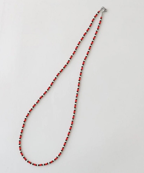 DIET BUTCHER（ダイエットブッチャー）の「DIET BUTCHER/ダイエットブッチャー Beads necklace collaboration with Adder ネックレス（ネックレス・メンズ・ブラック系/オレンジ系/レッド系・FREE）」の12枚目の写真