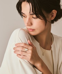 agete マグネサイトリング　13号 agete（アガット）の「シルバー／K10マグネサイトリング（リング