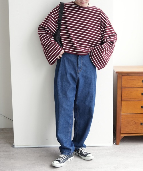 セール】リラックスタックデニムパンツ（デニムパンツ）｜reca（レカ