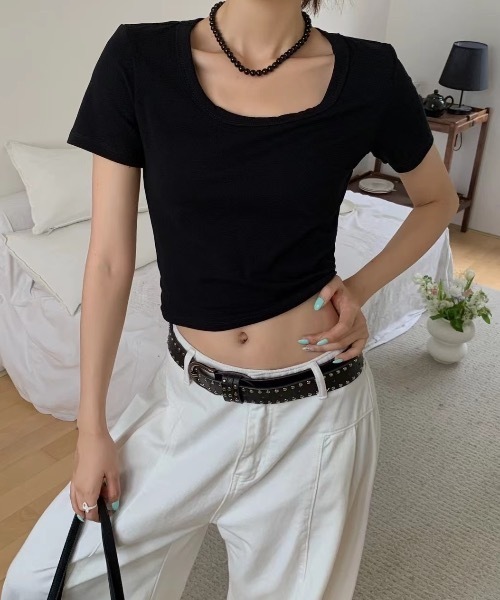 最終お値下げ/美品！HELLOLUPO/pecol shirt / 6-7y セール】バックオープン ピチT（Tシャツ/カットソー）｜SHEPP
