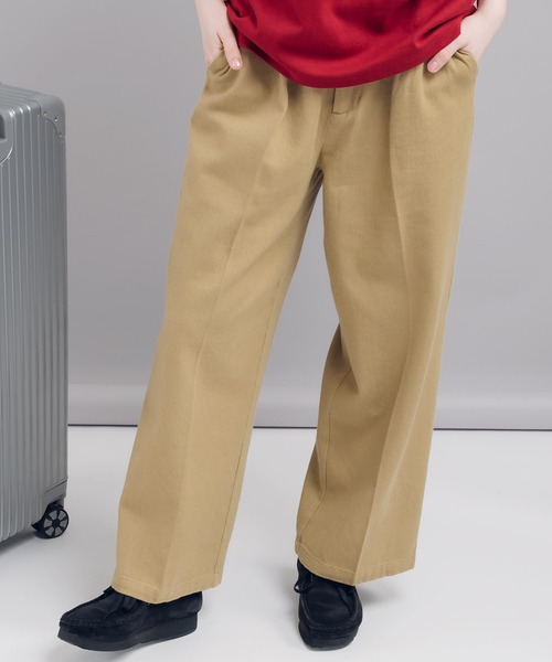 MUHET(ミュエータ)の「ウォッシュチノパンツ(チノパンツ・レディース・ブラック/ネイビー/ベージュ・SMALL/MEDIUM/X-LARGE)」の2枚目の写真