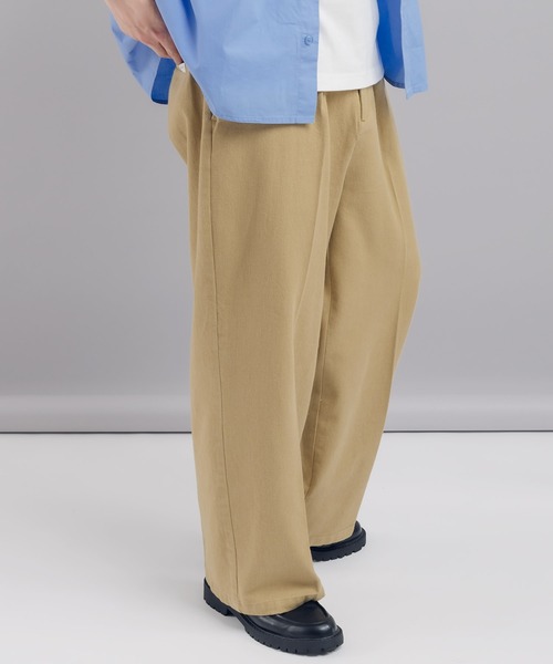 MUHET(ミュエータ)の「ウォッシュチノパンツ(チノパンツ・レディース・ブラック/ネイビー/ベージュ・SMALL/MEDIUM/X-LARGE)」の17枚目の写真