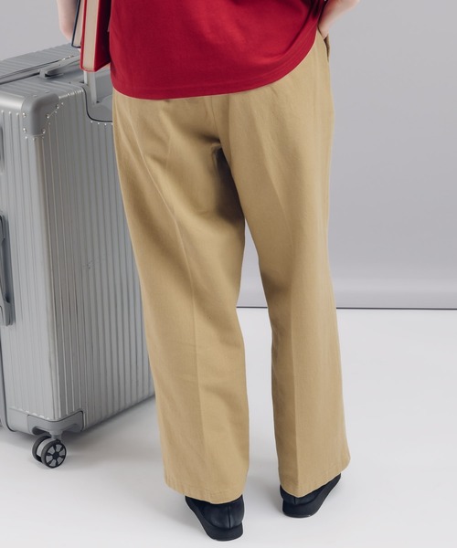 MUHET(ミュエータ)の「ウォッシュチノパンツ(チノパンツ・レディース・ブラック/ネイビー/ベージュ・SMALL/MEDIUM/X-LARGE)」の12枚目の写真