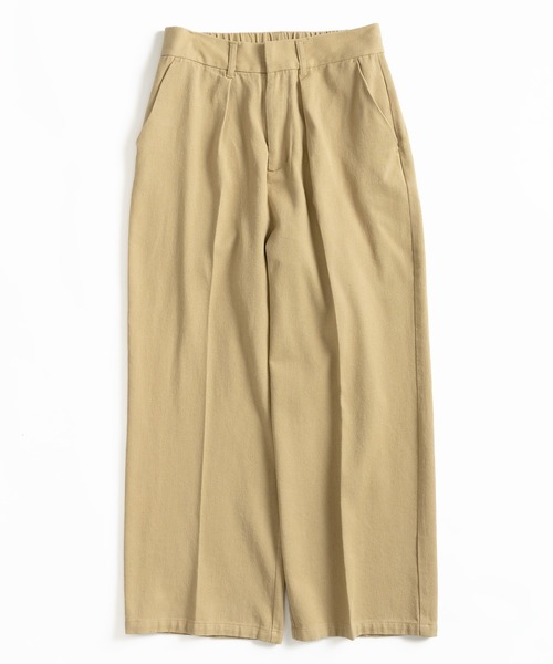 MUHET(ミュエータ)の「ウォッシュチノパンツ(チノパンツ・レディース・ブラック/ネイビー/ベージュ・SMALL/MEDIUM/X-LARGE)」の9枚目の写真