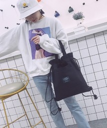 SILVER BULLET（シルバーバレット）の「『SBLTR』ユニセックス 巾着口デザインナップサック バックパック（バックパック/リュック）」