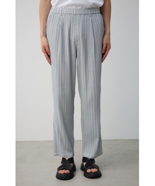 AZUL by moussy(アズールバイマウジー)の「タック楊柳リラックスパンツ(スラックス・メンズ・ブラック/ライトグレー/ベージュ・FREE)」の18枚目の写真