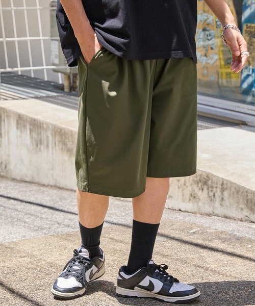 セール】サマーコーデュロイライクワイドイージーショートパンツ