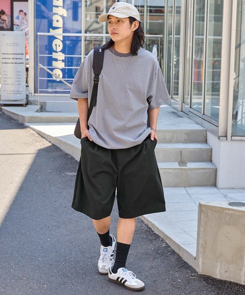 セール】サマーコーデュロイライクワイドイージーショートパンツ