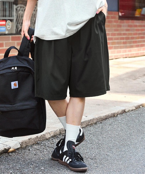 MONO-MART(モノマート)の「サマーコーデュロイライクワイドイージーショートパンツ(その他パンツ・メンズ・パープル/ベージュ/ブラック/ダークネイビー/チャコール/グリーン/オリーブ/ブラウン・L/M/S)」の13枚目の写真