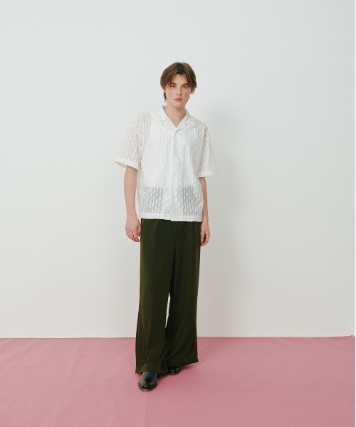 KACCO(カッコ)の「《ユニセックスアイテム》SIDE SLIT BUTTON WIDE SLACKS / サイドスリットボタンワイドスラックス(スラックス・メンズ・ダークブラウン/ブラック・LARGE/MEDIUM/SMALL)」の13枚目の写真
