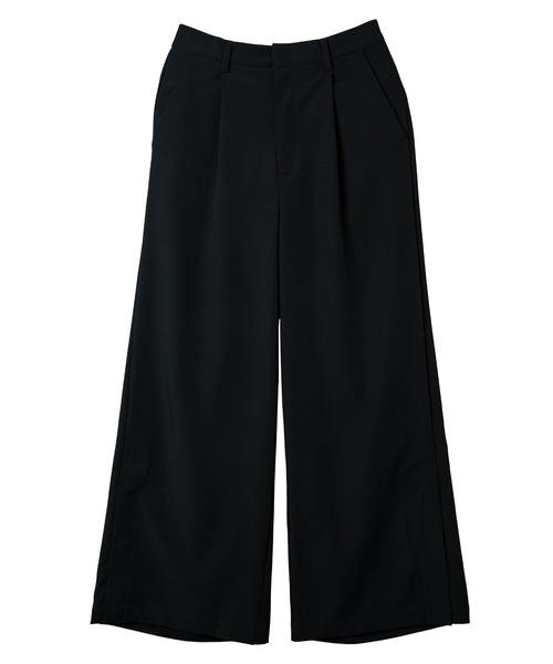 KACCO(カッコ)の「《ユニセックスアイテム》SIDE SLIT BUTTON WIDE SLACKS / サイドスリットボタンワイドスラックス(スラックス・メンズ・ダークブラウン/ブラック・LARGE/MEDIUM/SMALL)」の15枚目の写真